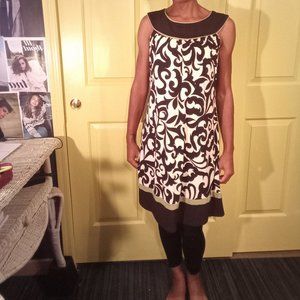 EN FOCUS Studio retro mod-style mini dress.